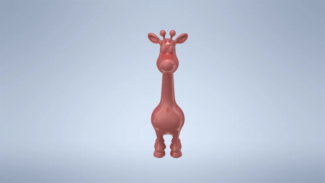 Mô hình chú hươu cao cổ (Giraffe) dễ thương trang trí bàn học - Image 4