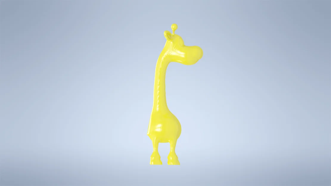 Mô hình chú hươu cao cổ (Giraffe) dễ thương trang trí bàn học - Image 5