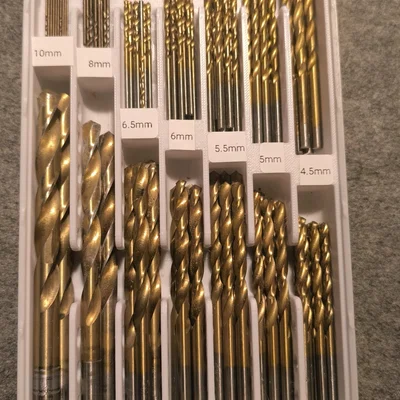 Khay Gridfinity đựng mũi khoan hệ Metric (Gridfinity Metric Drill Bit Holder)