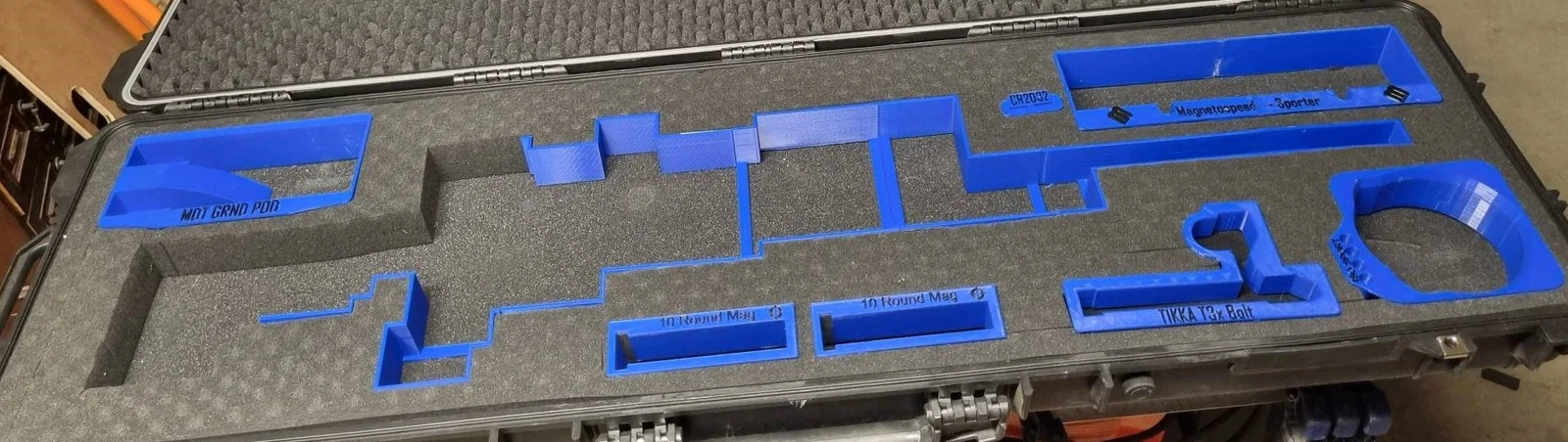 Hệ thống khay in 3D tổ chức phụ kiện cho vali súng - Image 1