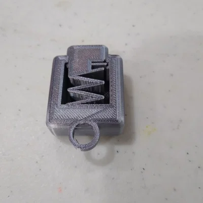 Móc khóa fidget nút bấm clicky! PRINT-IN-PLACE