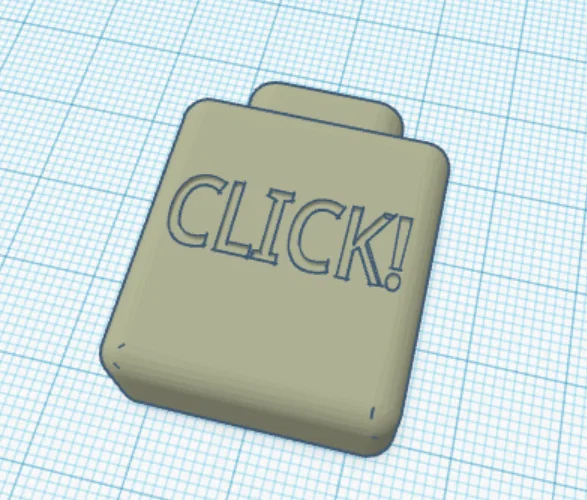 Nút bấm giải trí Clicky Fidget siêu vui nhộn (Print-in-place) - Image 2