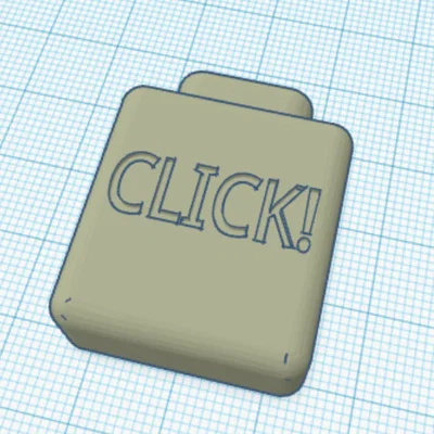 Nút bấm giải trí Clicky Fidget siêu vui nhộn (Print-in-place)