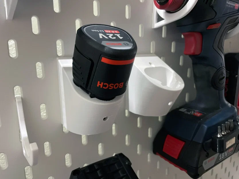 Skadis – Giá treo pin Bosch Professional 12V (hệ T-nuts) - Image 2