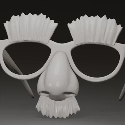 Kính Groucho (Groucho Glasses) - Phụ kiện cosplay hài hước 3D