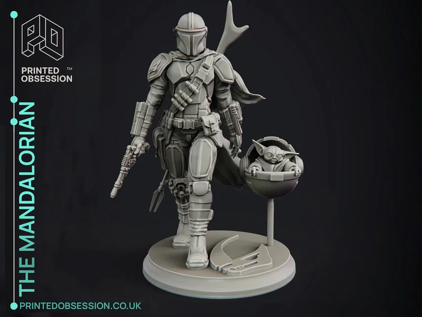 The Mandalorian - Fanart Star Wars - 30cm - Image 1