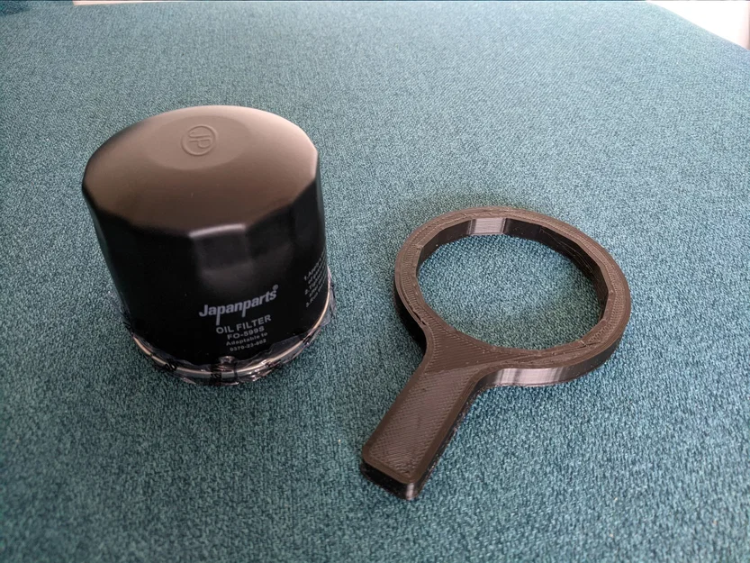 Cờ lê tháo lọc dầu (Oil filter wrench) Ø80 – 15 flutes - Image 2