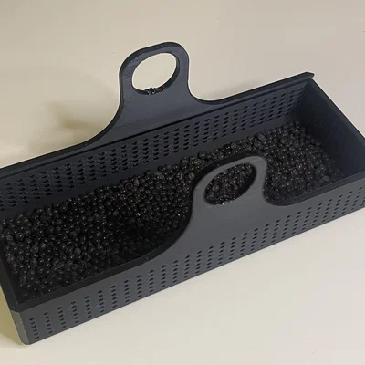 Khay hạt hút ẩm & nắp phễu PolyDryer (Dessicant Tray and Lid)