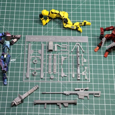 Bộ phụ kiện vũ khí hạng nặng cho mô hình Dummy 13