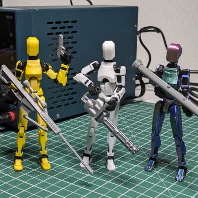 Bộ phụ kiện vũ khí hạng nặng cho mô hình Dummy 13