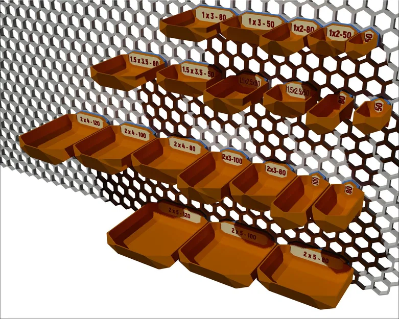 HEX BOXES cho Honeycomb Storage Wall (HSW) - Image 1