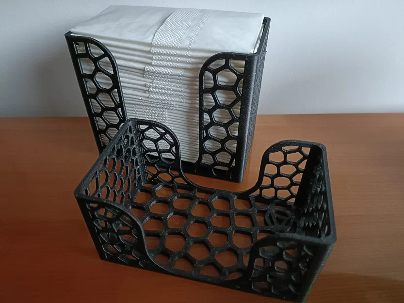 Khay đựng khăn giấy Voronoi 3D - Thiết kế hiện đại, tiện lợi - Image 1