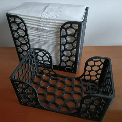 Khay đựng khăn giấy Voronoi 3D - Thiết kế hiện đại, tiện lợi