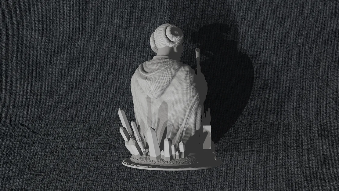 Tượng bán thân Princess Leia – Star Wars #16 - Image 2