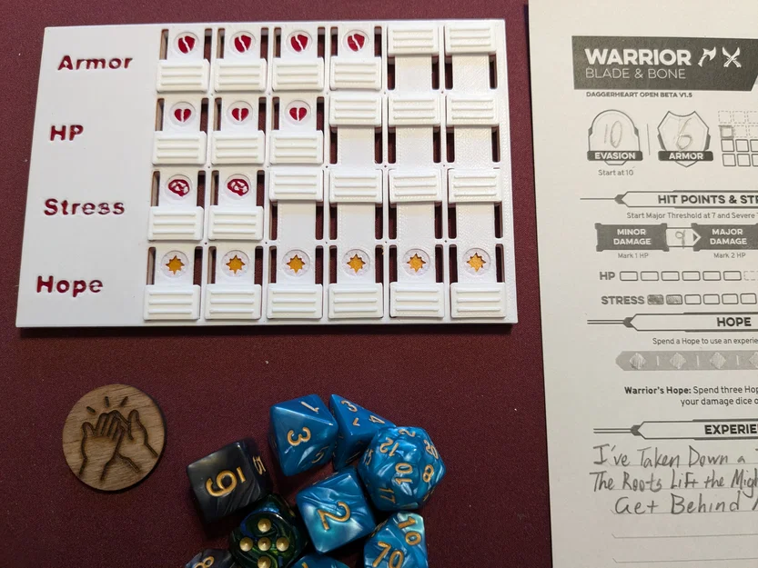 Bộ Player Tracker cho Daggerheart - Image 1