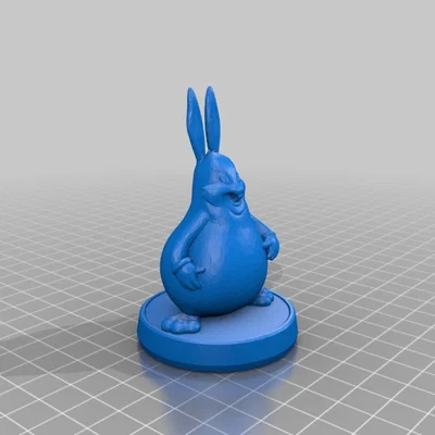 Big Chungus: số polygon hợp lý, có support cho răng