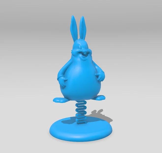 Mô hình 3D Big Chungus lắc lư (Bobble-head) vui nhộn - Image 1