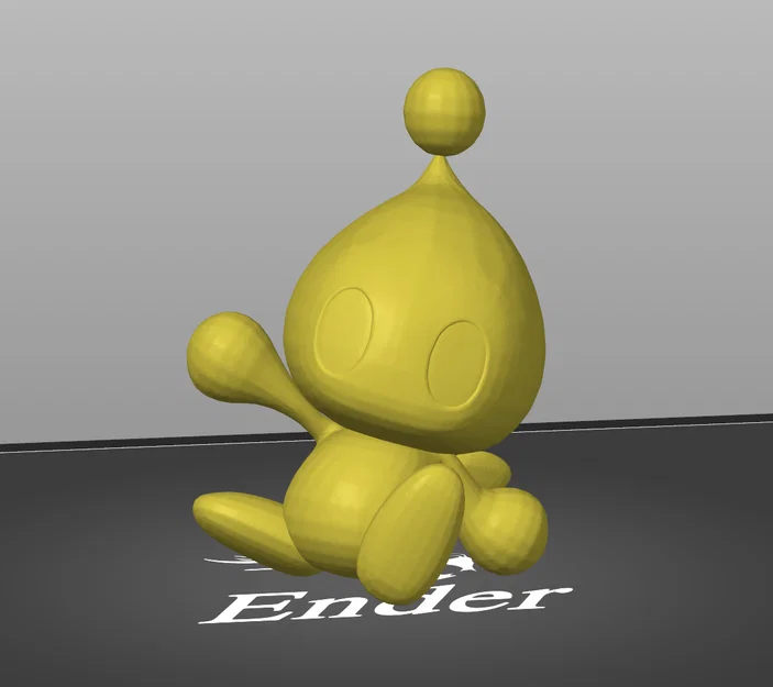 Mô hình 3D Baby Chao từ Sonic Adventures 2 dễ thương - Image 2