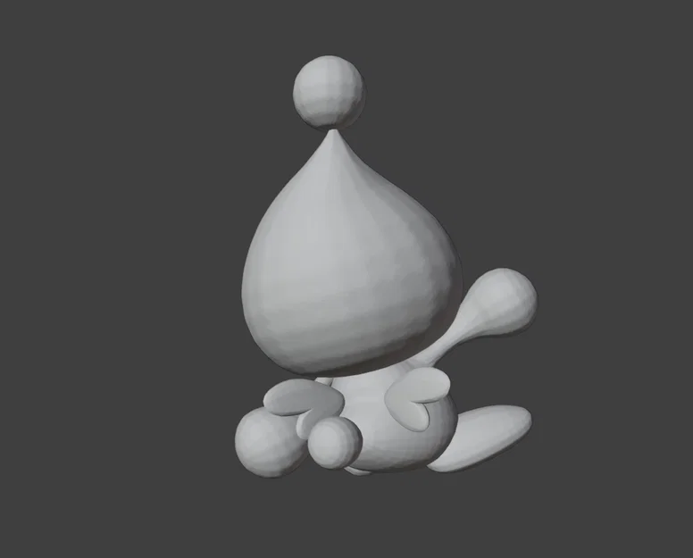 Mô hình 3D Baby Chao từ Sonic Adventures 2 dễ thương - Image 3