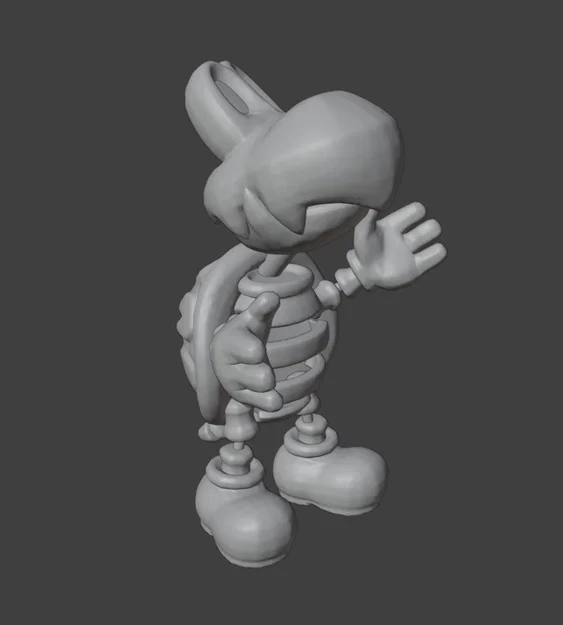 Mô hình 3D Dry Bones (Mario Kart) sống động để in 3D - Image 2