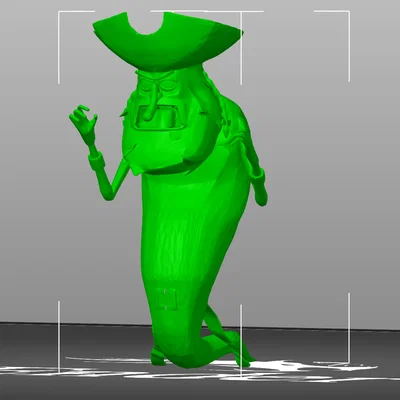 Mô hình 3D Flying Dutchman từ SpongeBob Squarepants cực đẹp