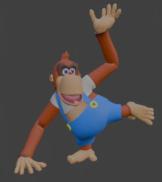 Mô hình in 3D Lanky Kong từ series Donkey Kong - Image 1
