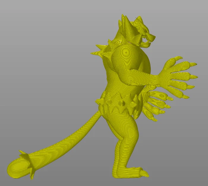 Mô hình 3D Incineroar Pokemon và Super Smash Bros đầy uy phong - Image 2