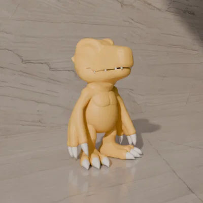 Mô hình 3D Agumon Digimon - Tái hiện nhân vật kinh điển tuổi thơ