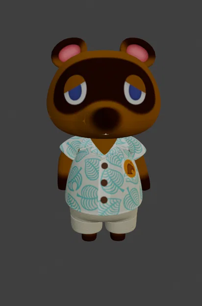 Mô hình 3D Tom Nook từ Animal Crossing siêu đáng yêu - Image 1