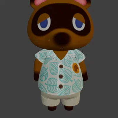 Mô hình 3D Tom Nook từ Animal Crossing siêu đáng yêu