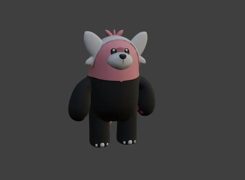 Mô hình Bewear - Pokémon #760 đáng yêu cho người đam mê in 3D - Image 1