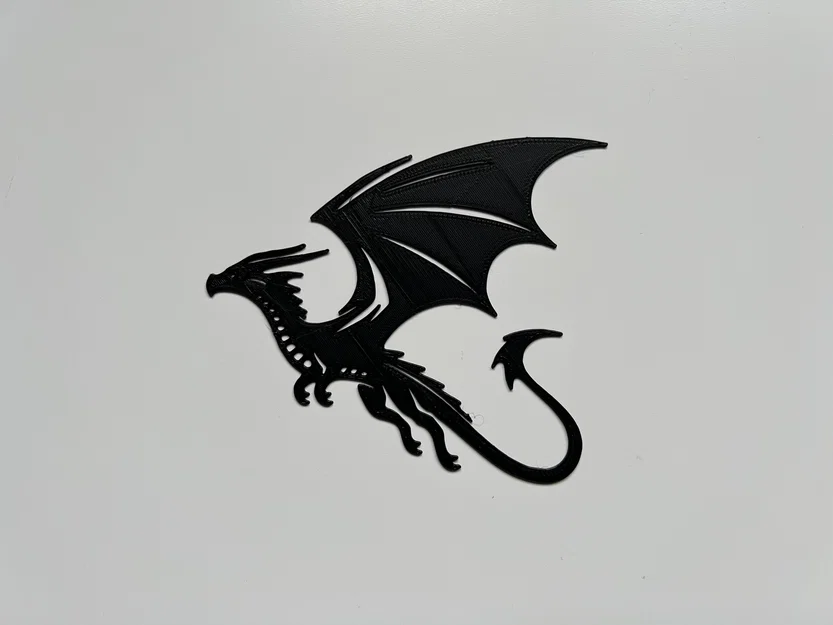 Tranh treo tường 3D hình rồng nghệ thuật (Dragon Wall Art #7) - Image 1