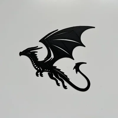 Tranh treo tường 3D hình rồng nghệ thuật (Dragon Wall Art #7)