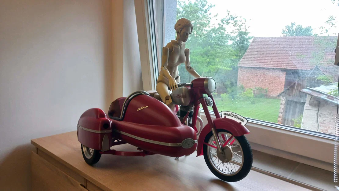 Sidecar Velorex 560 - PART No.4 - Wheel suspension + main body holders - Image 1