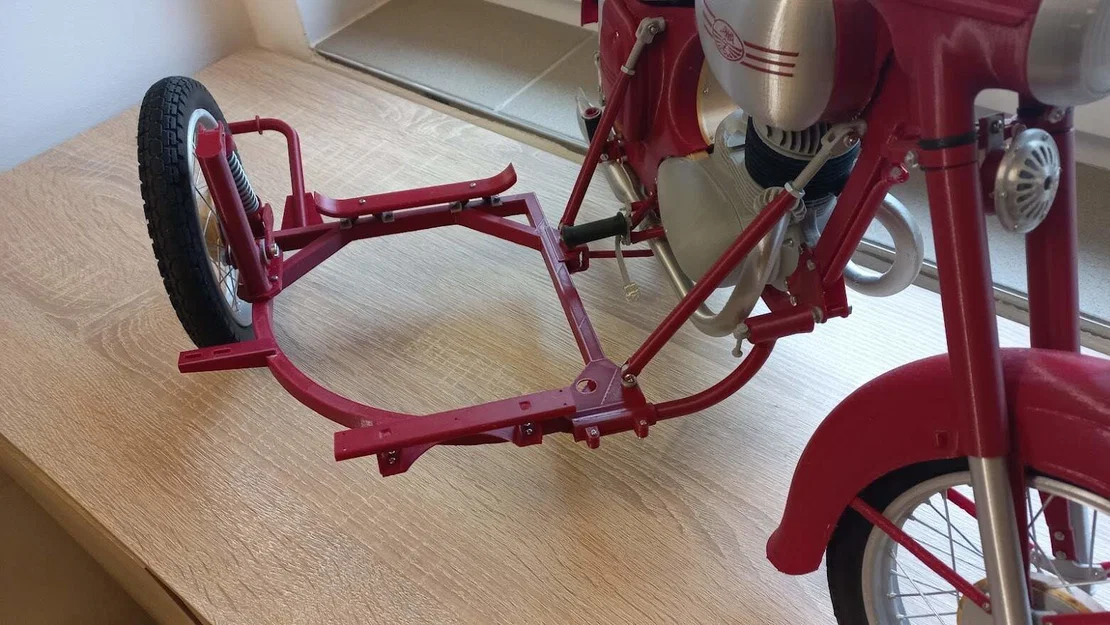 Sidecar Velorex 560 - PART No.4 - Wheel suspension + main body holders - Image 14