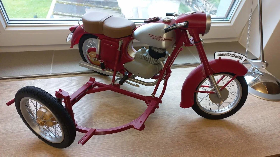 Sidecar Velorex 560 - PART No.4 - Wheel suspension + main body holders - Image 15