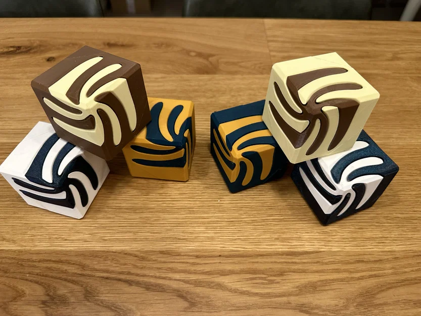 Khối Lập Phương Vortex Trang Trí (Decorative Vortex Cubes) - Image 2