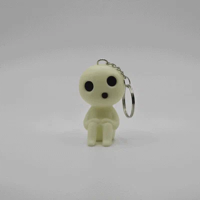 Móc khóa Kodama (Linh hồn rừng xanh) - Mô hình in 3D độc đáo