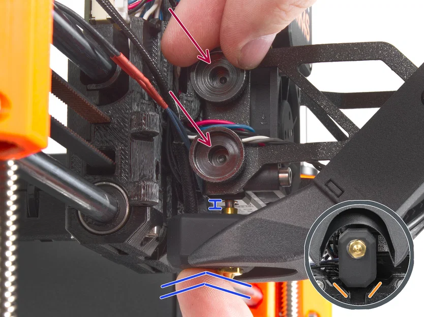 MK4s Hotendfan CableCover (Nắp che dây quạt hotend) - Image 9