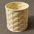 Giỏ đan tròn (Circular woven basket) - Thumbnail 2