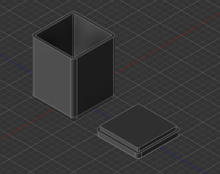 Bộ sưu tập hộp lưu trữ có nắp đa năng (4 kích thước) - Image 1