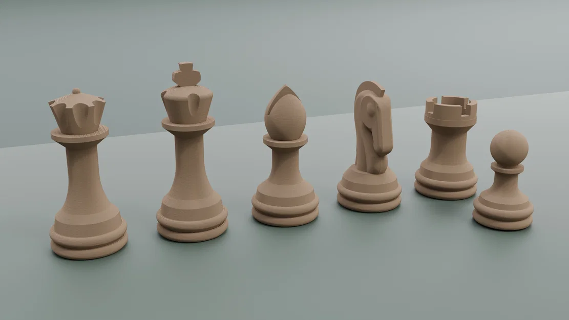 Bộ cờ vua nam châm 3D tự in - Thiết kế thông minh, chắc chắn - Image 1