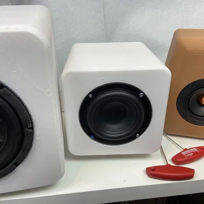 Bộ sưu tập loa 3D in và Subwoofer DIY cho người đam mê âm thanh
