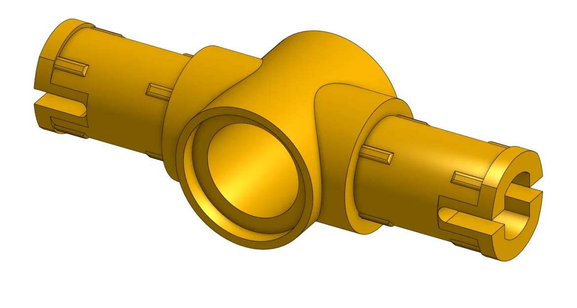 Chốt nối Technic 3L tương thích LEGO 87082: Hướng dẫn in 3D - Image 1