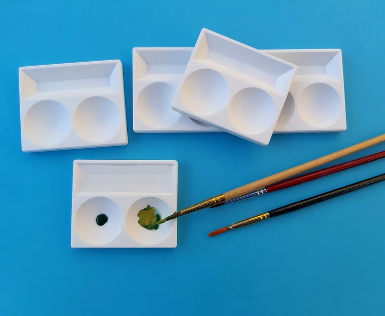 Bảng Pha Màu Mini (Mini Painting Palette) - Image 1