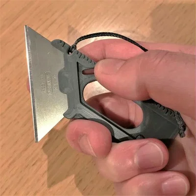 Tool EDC KUT (Dao Utility + Scraper + Cắt dây/cord)