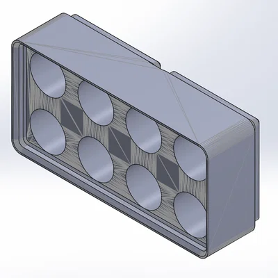 Khay Đựng Pin AA Hệ Thống Gridfinity - In 3D Tiện Lợi