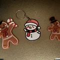 Trang trí Người Tuyết & Người Bánh Gừng (móc khóa/đồ treo Noel) - Thumbnail 1