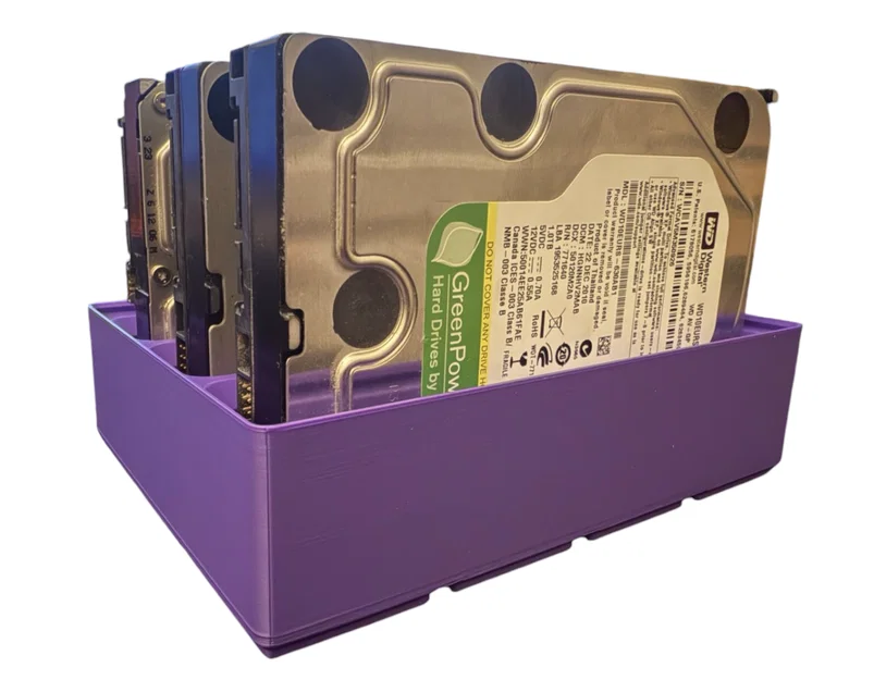 Gridfinity - Khay ổ cứng 3.5" (Hard Disk Drive Tray) - Image 1