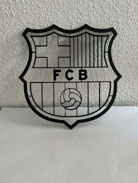 Mô hình trang trí tường logo FC Barcelona (Wall Art) in 3D đẹp mắt - Image 1